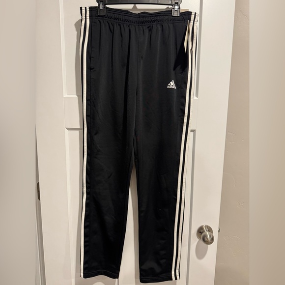 Adidas Black Track Pants - men’s Large - Picture 1 of 4